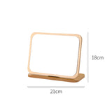 Petit Miroir Rectangulaire Bois