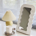 miroir décoratif blanc