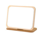 petit miroir rectangulaire bois